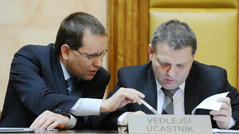 Radovan Suchánek vlevo