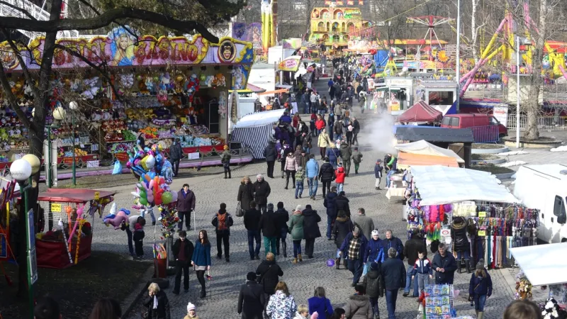 Matějská pouť na pražském Výstavišti