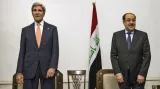 Kerry jedná v Iráku s Málikím