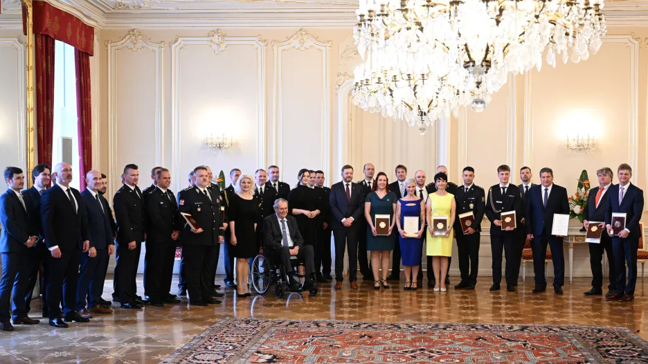 Ocenění Zlatým záchranářským křížem za rok 2021