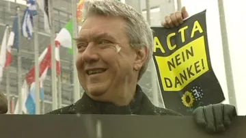 Protest proti smlouvě ACTA