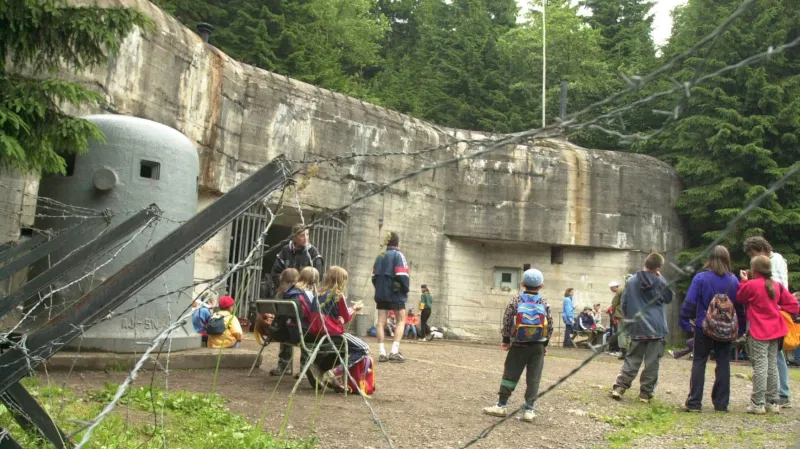 … a vchodový objekt dělostřelecké tvrze Bouda