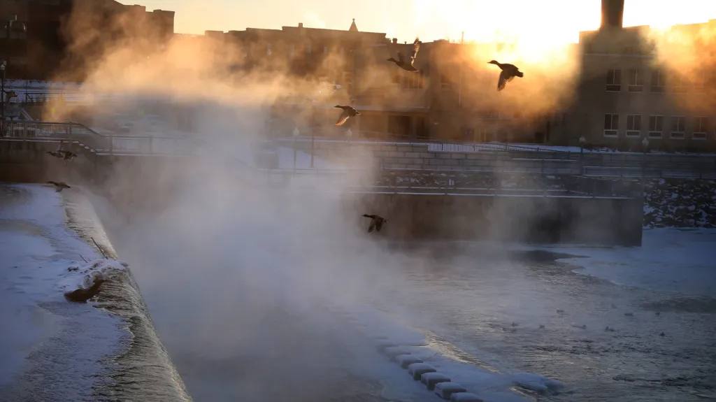 Mráz zasáhl Minneapolis