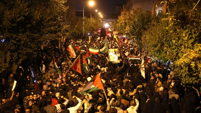 Demonstrace v íránském Teheránu