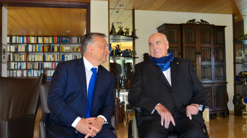 Kohl přijal Orbána ve svém domě