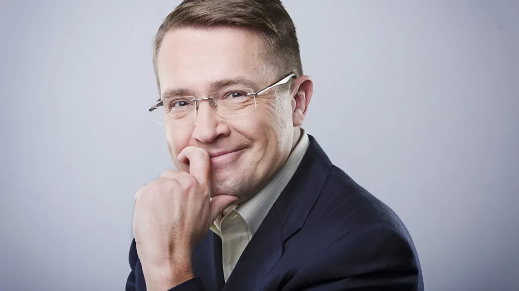 Roman Šmucler - moderátor soutěže Nejchytřejší Čech