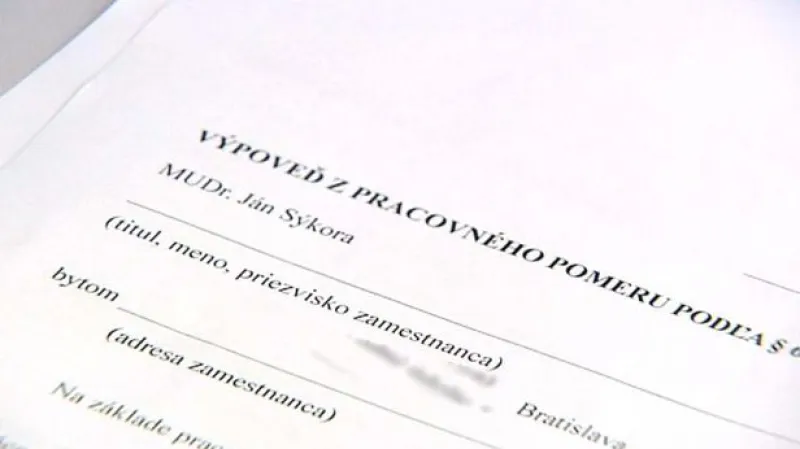 Slovenští lékaři dali výpověď