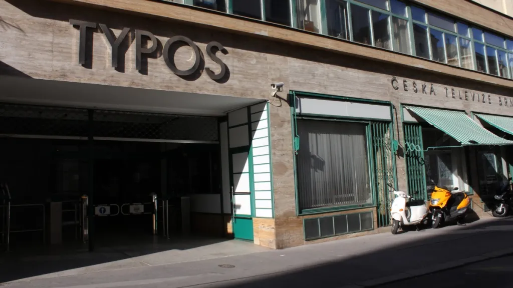 Brněnské studio České televize - budova Typos
