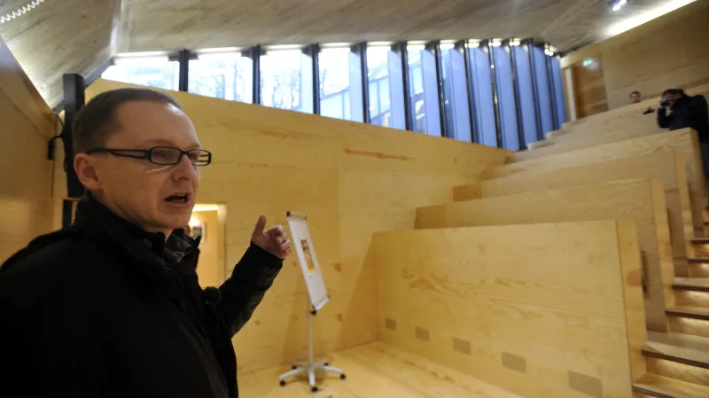 Architekt Petr Hájek představuje "Krtka"