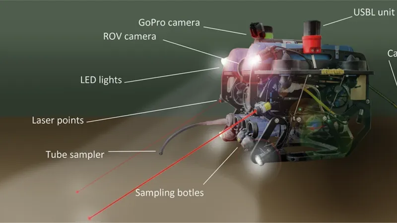 Dron využitý pro výzkum dna Baltu