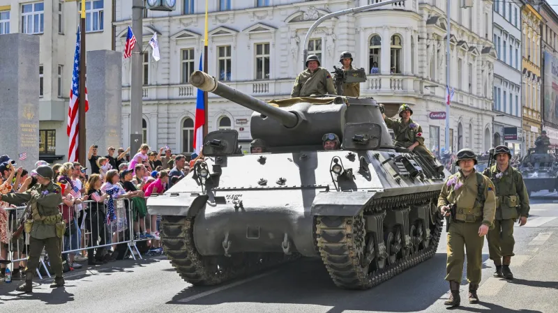 Konvoj svobody projel Plzní
