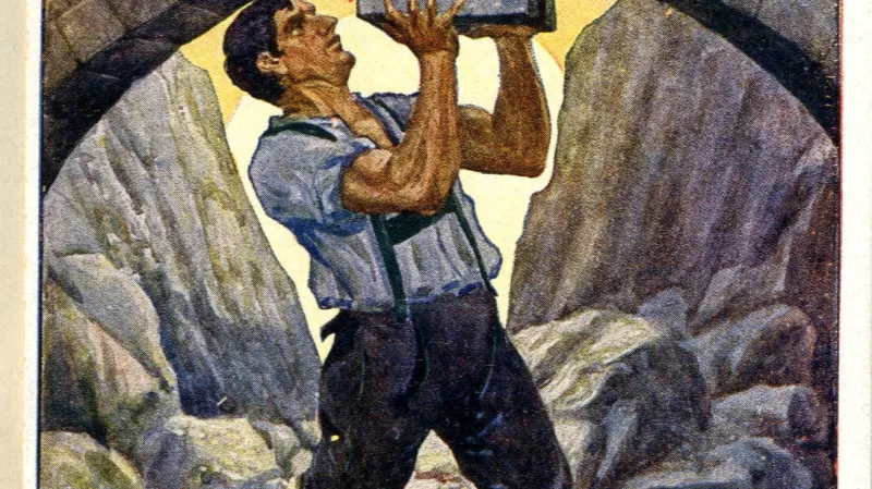 Propagandistická pohlednice z roku 1921 vyzývající k anšlusu s Německem