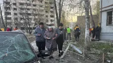 Část Charkova zasažená ruskými vzdušnými útokyc