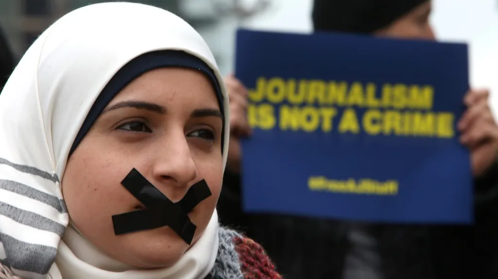 Demonstrace za svobodu slova