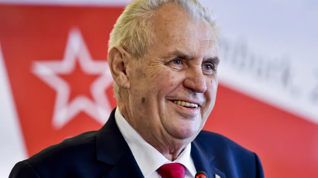 Prezident Miloš Zeman na sjezdu KSČM