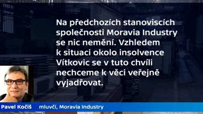 Vyjádření zástupce firmy Moravia Invest
