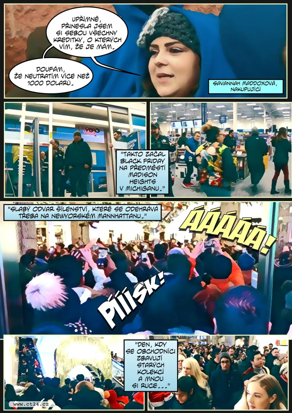 Den, kdy obchody praskají ve švech. USA pobláznil Black friday