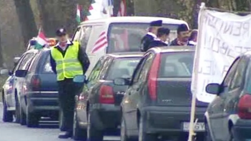 Blokáda na maďarsko-slovenské hranici