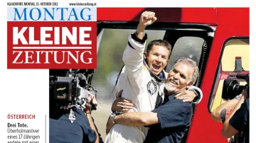 Kleine Zeitung o Baumgartnerově skoku