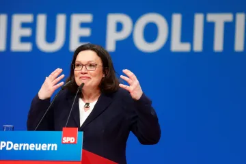 Nahlesová odejde z čela německé sociální demokracie. Srazil ji neúspěch ve volbách
