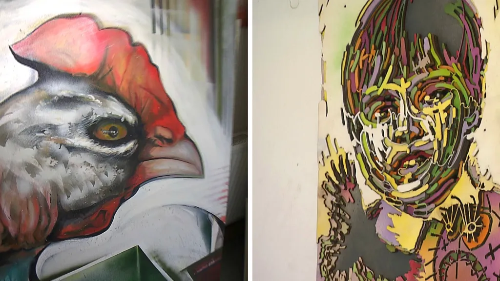 Z výstavy Ivany Štenclové a Pavla Formana v Industrial Gallery
