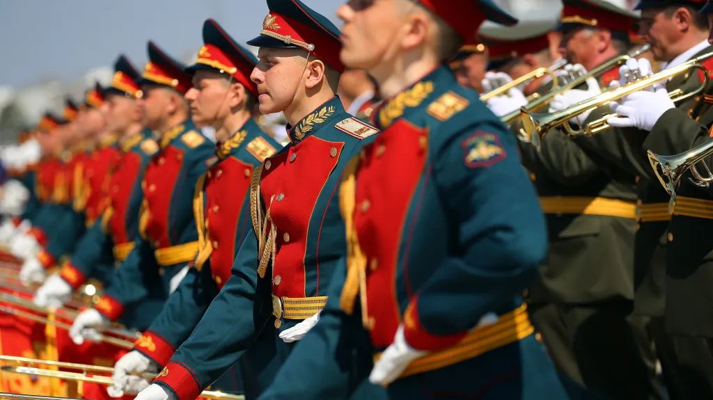 Rusové se připravují na vojenskou přehlídku v Moskvě