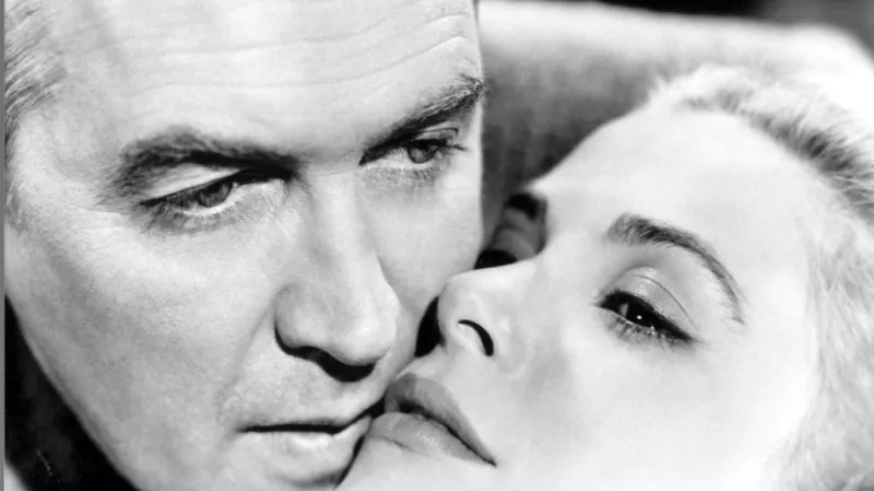 Grace Kellyová s Jamesem Stewartem