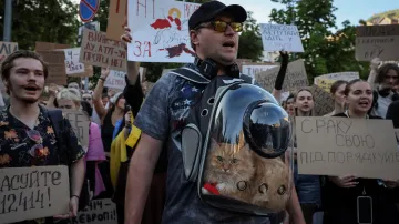 Protesty na Ukrajině