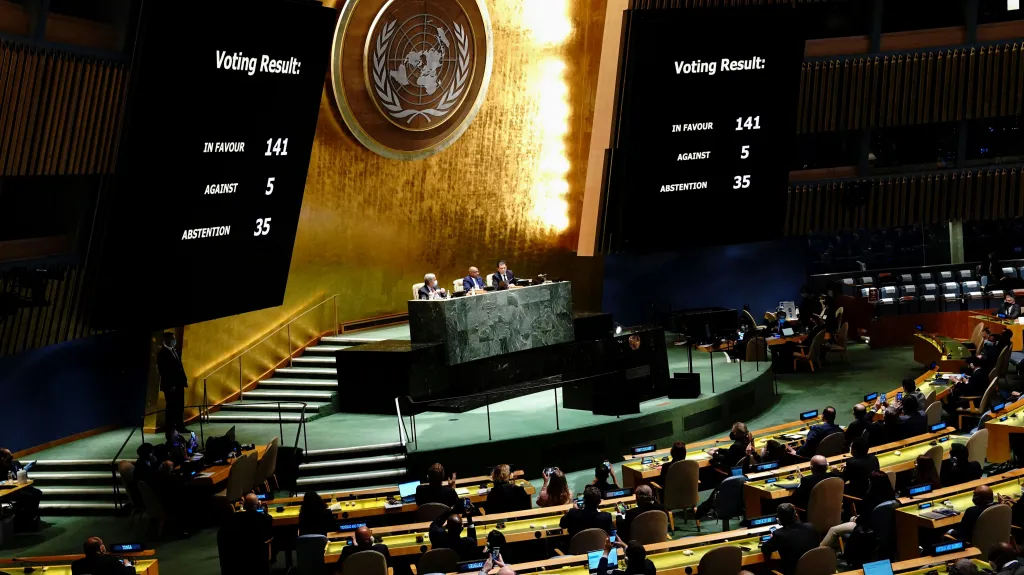 Mimořádné zasedání Valného shromáždění OSN k ruské invazi na Ukrajinu