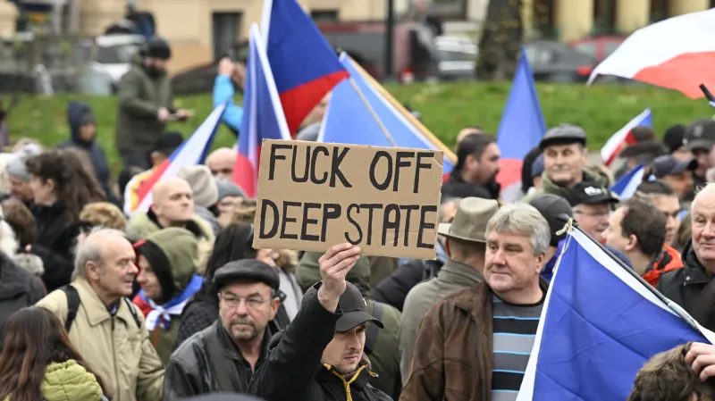 Demonstrace spolku Česká republika na 1. místě