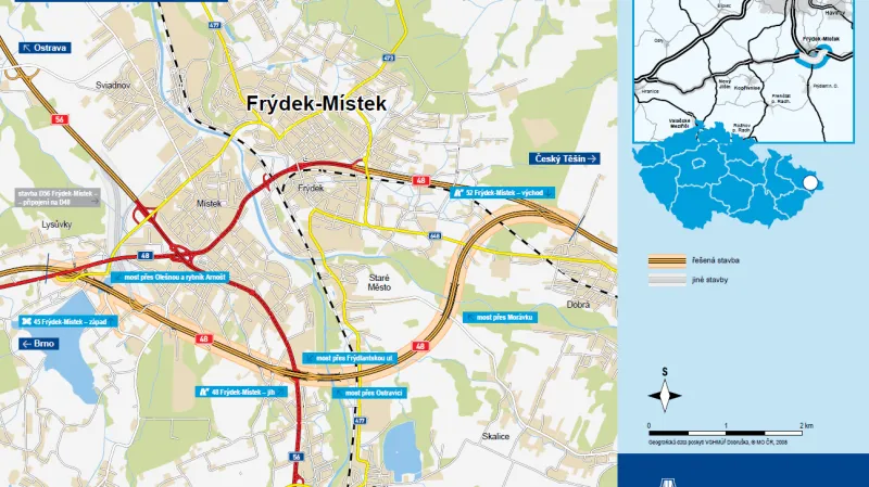 Dálnice D48 - obchvat Frýdku-Místku
