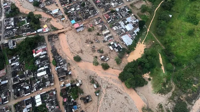 Neštěstí na jihozápadě Kolumbie