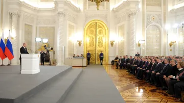 Projev Vladimira Putina v Georgijevském sále