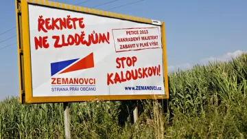 Předvolební billboard SPOZ