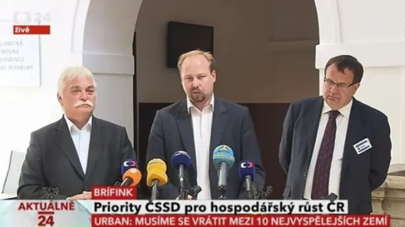 Brífink ČSSD k hospodářskému růstu ČR