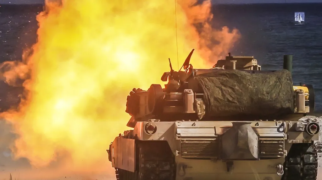 Tank M1 Abrams americké výroby