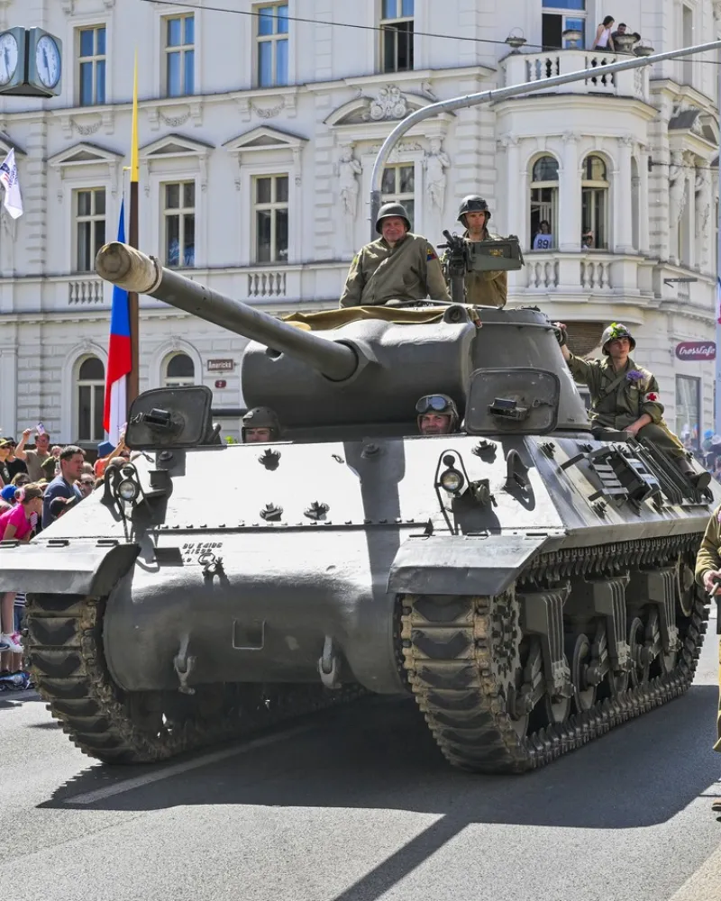 Konvoj svobody projel Plzní