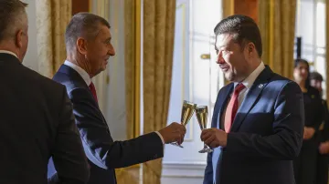 Andrej Babiš (ANO) a Tomio Okamura (SPD)