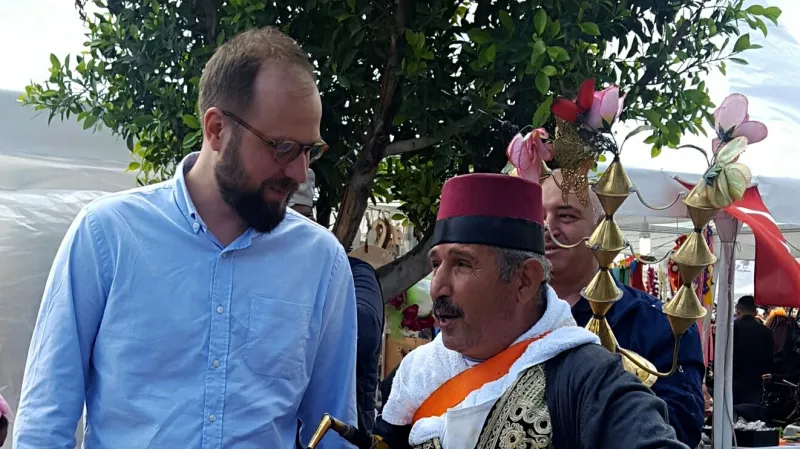 Roman Staněk během referenda v Turecku