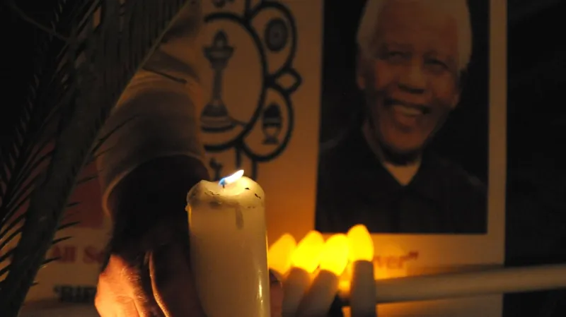 Smutek za Nelsona Mandelu