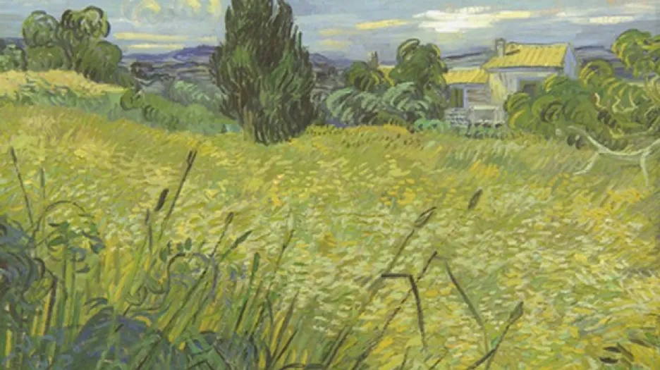 Vincent van Gogh / Zelené obilí (detail)