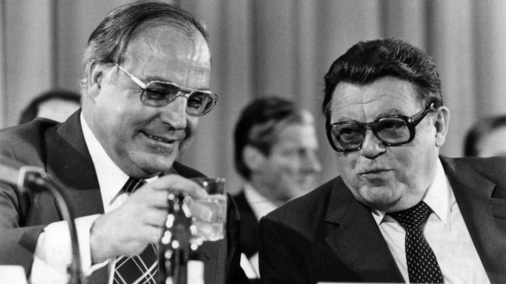 Helmut Kohl a Franz-Josef Strauss