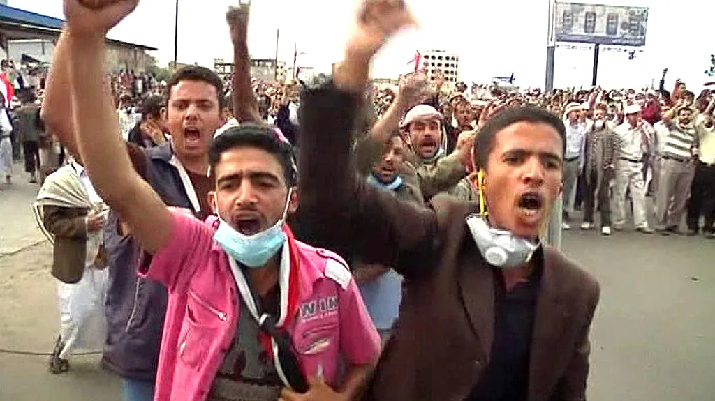 Protesty v Jemenu