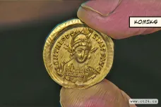 Izraelští studenti našli vzácnou zlatou minci z období byzantské říše