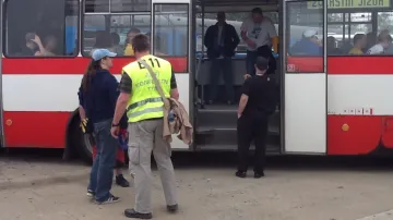 Ze Slatiny jeli Baníkovci speciálními autobusy na stadion v Srbské ulici