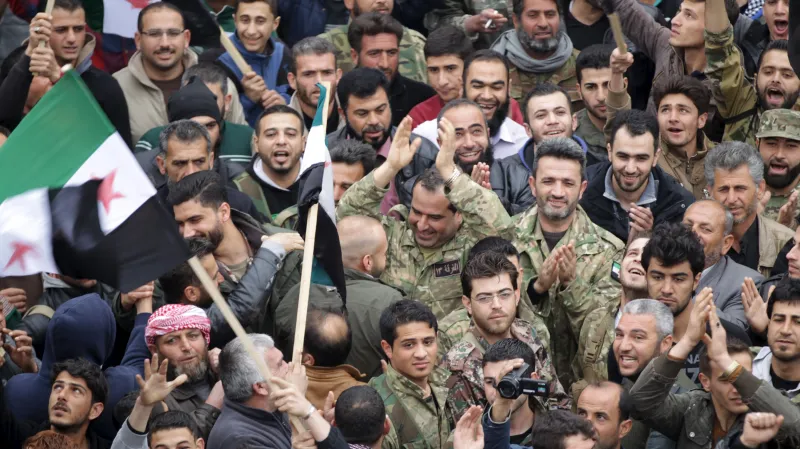 Demonstrace proti Asadovi