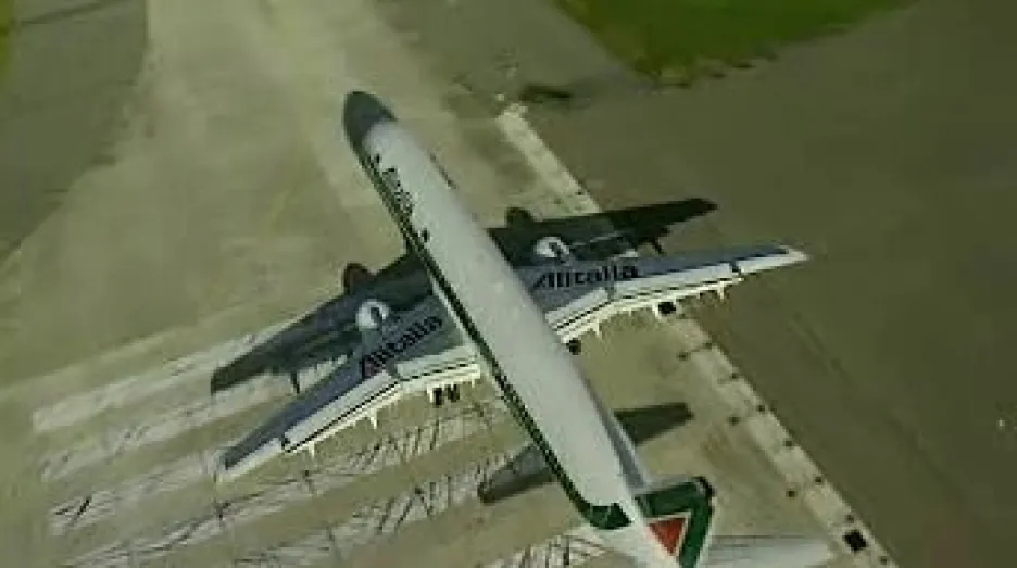 Letadlo společnosti Alitalia