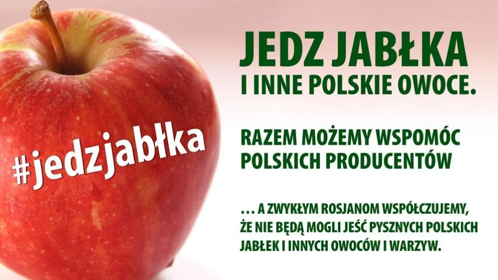 Kampaň za konzumaci jablek podpořila i polská vládní strana Občanská platforma