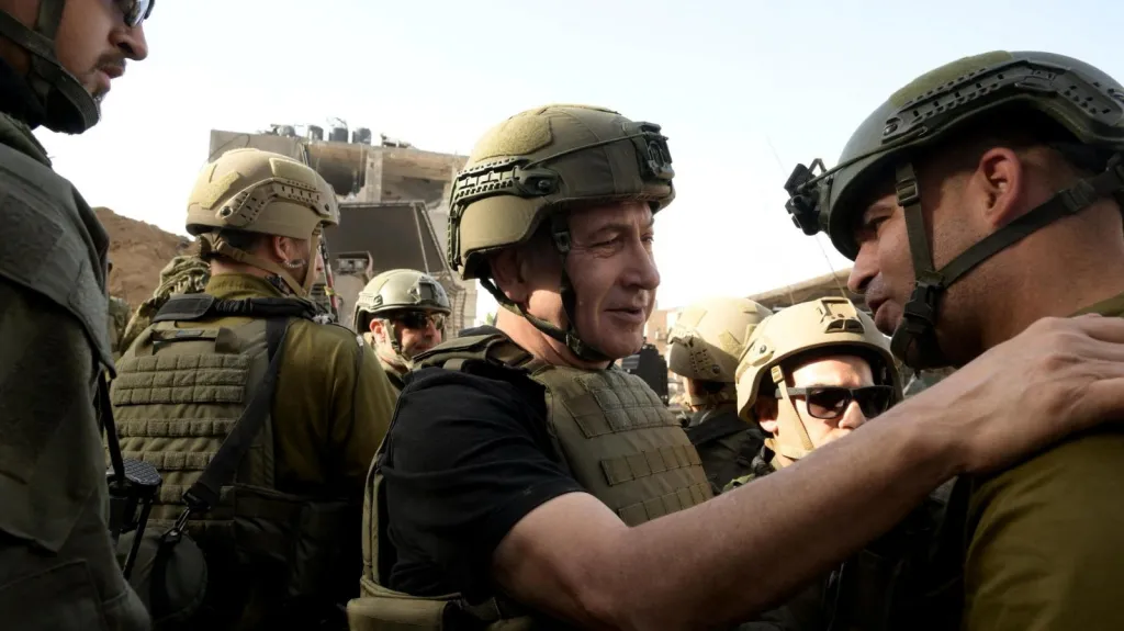 Izraelský premiér Benjamin Netanjahu navštívil Pásmo Gazy