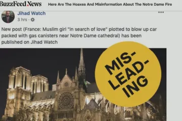 „Terorismus,“ „slavící muslimové“ či „boží trest“. Spiklenecké teorie a lživé zprávy o požáru Notre-Dame
